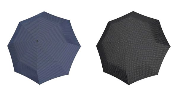 Népszerűek a csíkos vagy a geometriai mintájú férfi esernyők is.